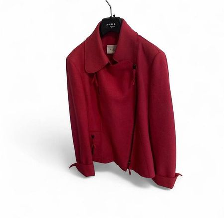 AKRIS Punto Wolljacke in kräftigem Rot ? edel & warm 