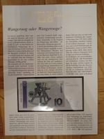 Kuriositäten auf Banknoten