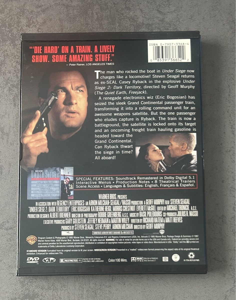 Alle DVDs: Under Siege 2 Dark Territory Steven Seagal DVD – Gebraucht aus ulisbach von efbtr 2