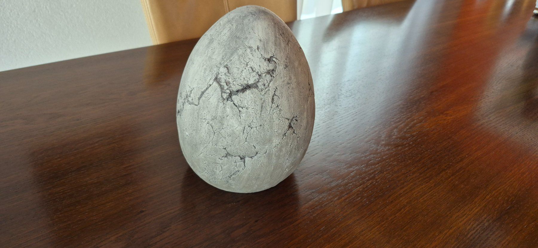 Tutte le decorazioni: Osterdeko: Osterei aus Steinguss mit Crackle-Optik – Usato da Eggersriet venduto da Fredb 3