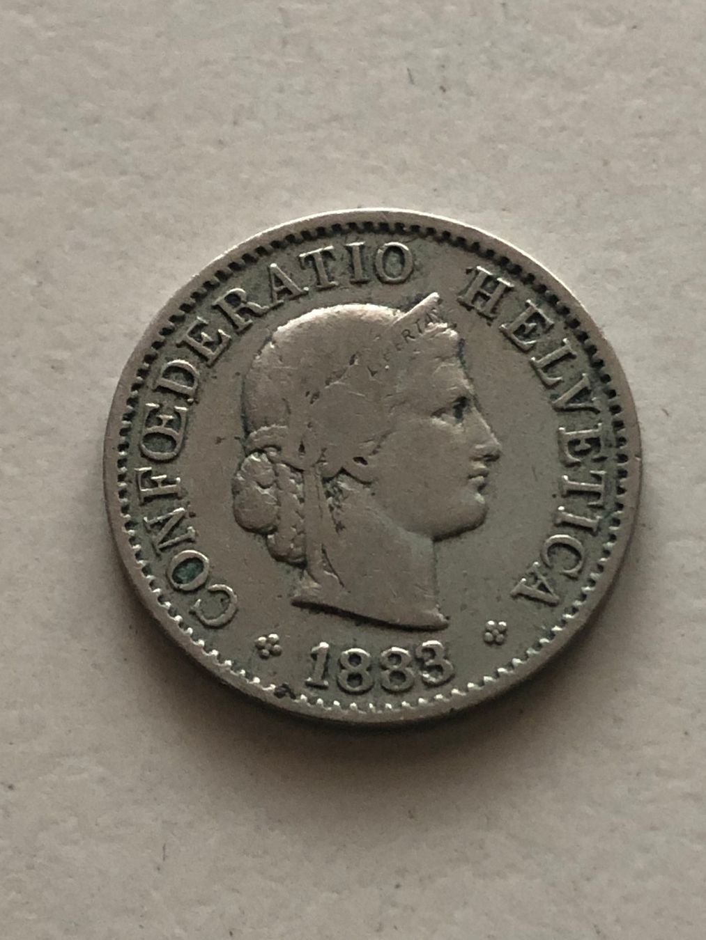 Toutes les monnaies: 5 Rp. 1883 – D'occasion à Schötz par Odpa
