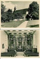 Sursee LU  2 AK Maria Zell Kirche ca. 1950 sehr gut erhalten