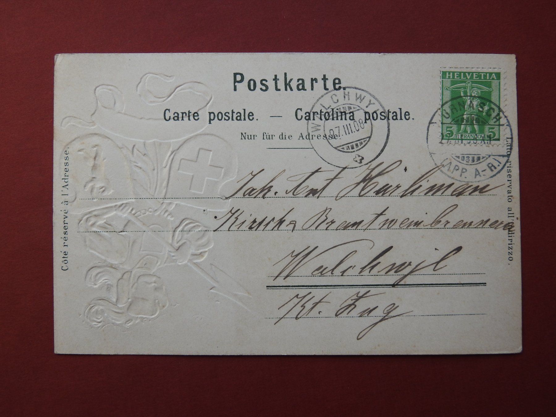Cartoline postali: Rossfall bei Urnäsch ! – Usato da Rain venduto da 999-800-K 1