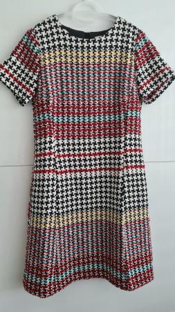 Oui Kurzarmkleid Gr. 42, NEU
