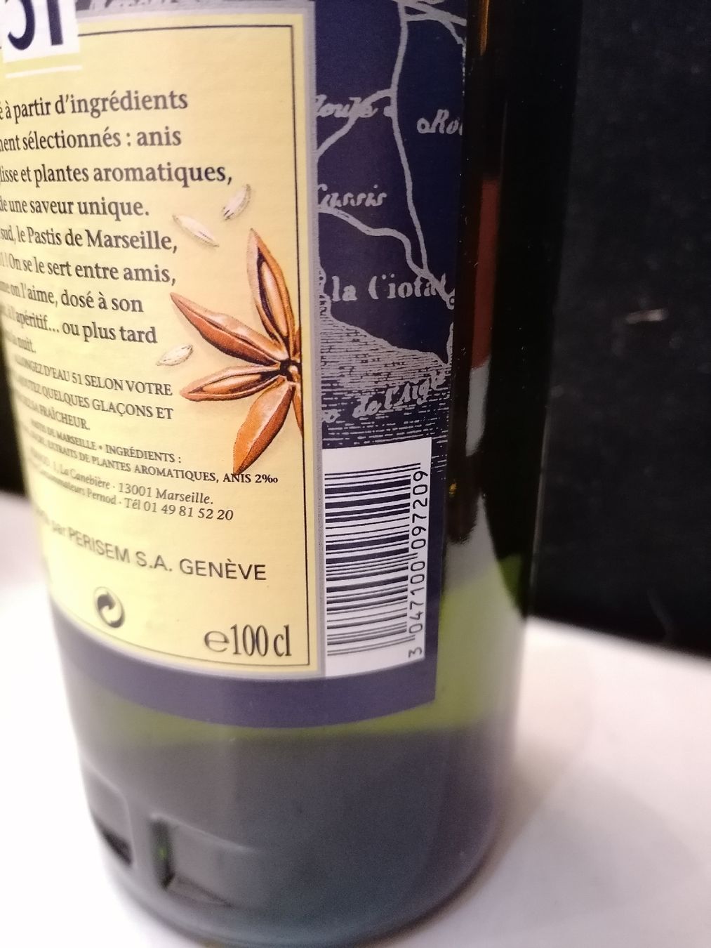 Bevande alcoliche: Pastis 51 de Marseille, 100cl, scellé – Nuovo e nell'imballaggio originale da Genève venduto da Leboucheoreilles 5