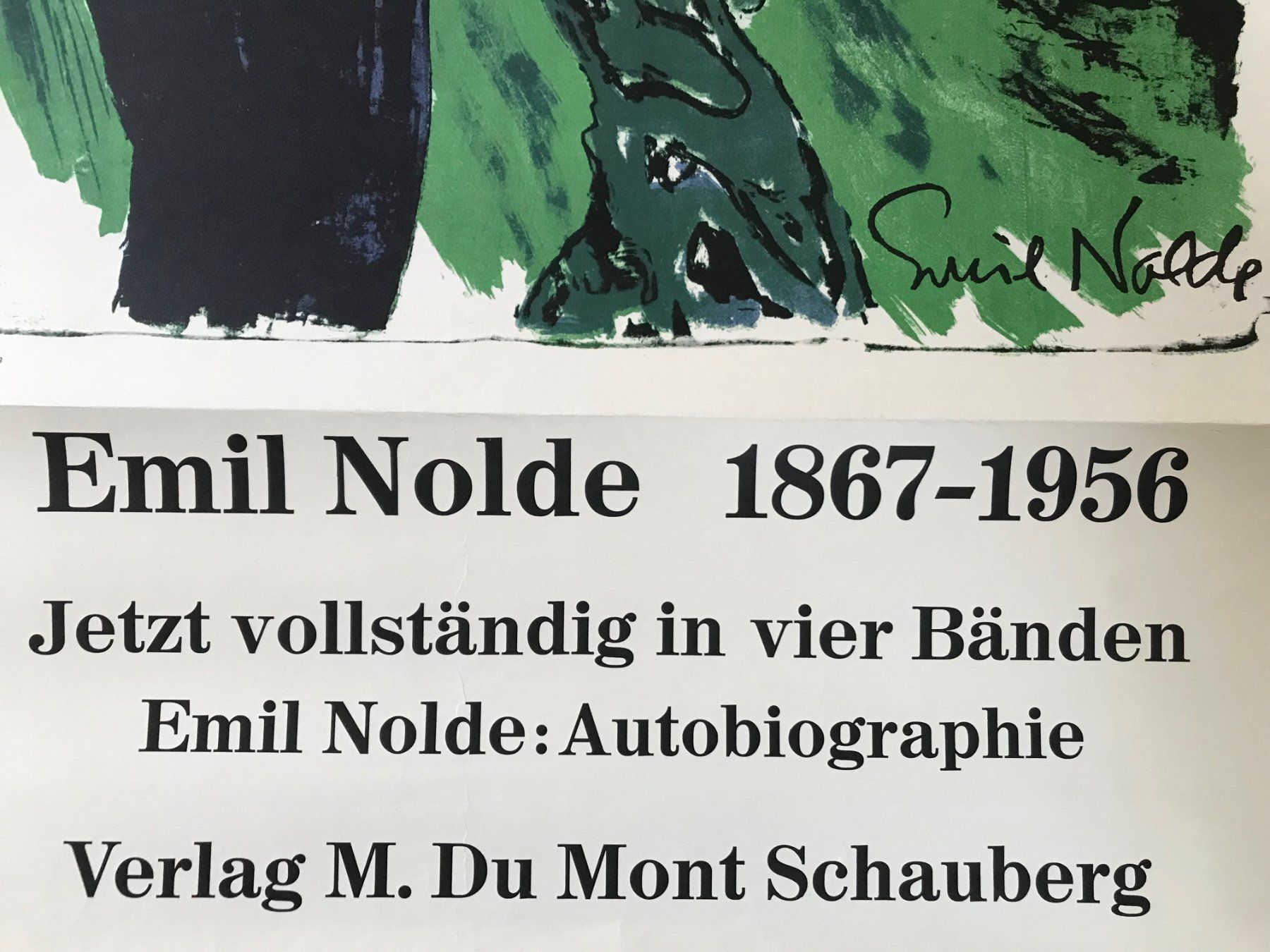 Foto & Immagini: Plakat Emil Nolde Autobiographie – Usato da Olten venduto da anton875 3