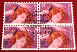 4 er Block Nr.759 mit Vollstempel Bern