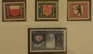 Tutti i francobolli: 1928, Nr. J45-48, Pro Juventute Satz,  postfrisch – Nuovo (secondo la descrizione) da Baden venduto da Eggi