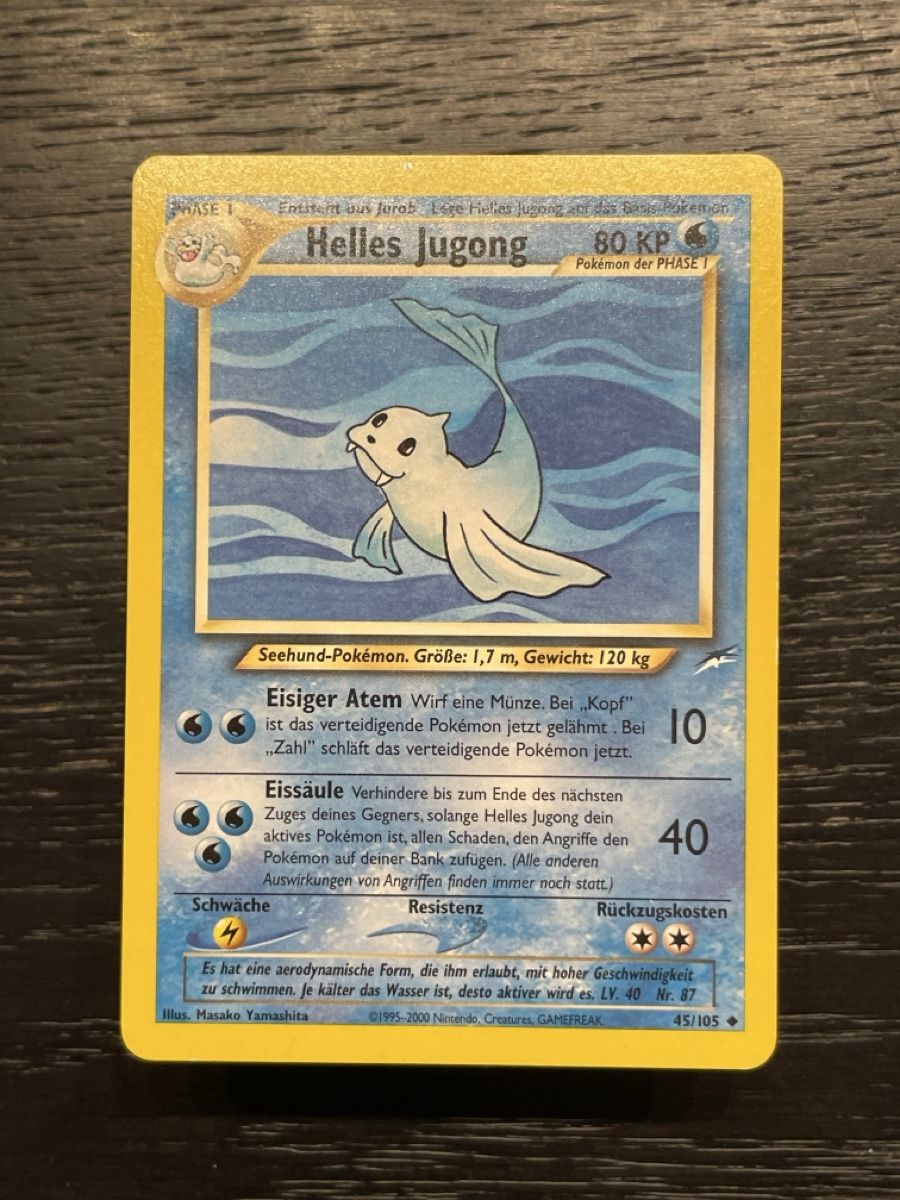 Pokémon Sammelbilder & Trading cards: Helles Jugong 45/105 neo – Gebraucht aus Hugelshofen von Suimosa