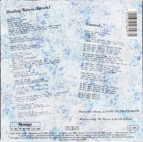 Schallplatten: Mr. Mister: Healing Waters 7" – Gebraucht aus Steinhausen von Vilivinili 1