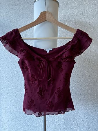 Haut Kookai bordeaux taille 1