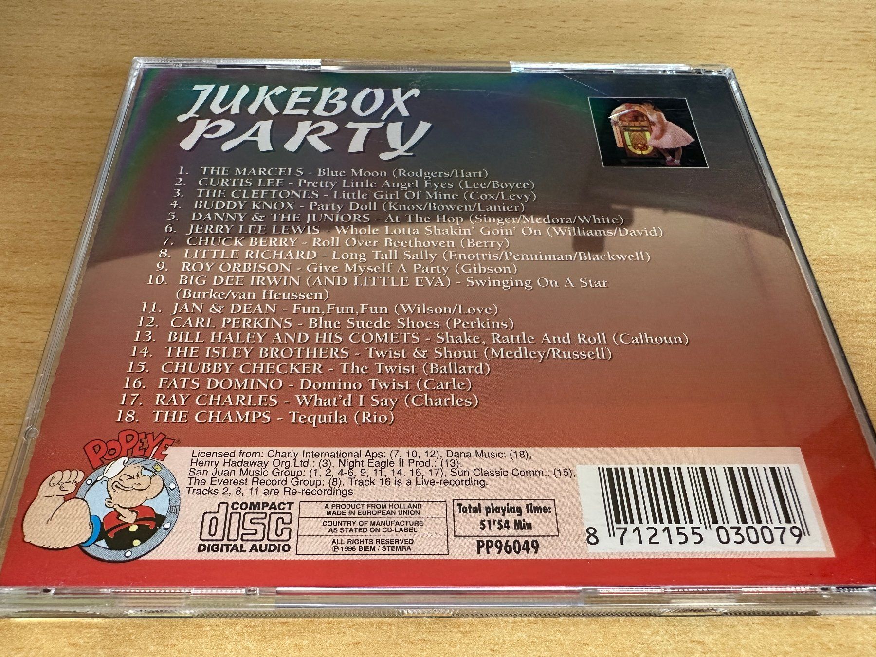 CD: Various – Jukebox Party - Popeye – Usato da Rikon im Tösstal venduto da Alpenmutz 1