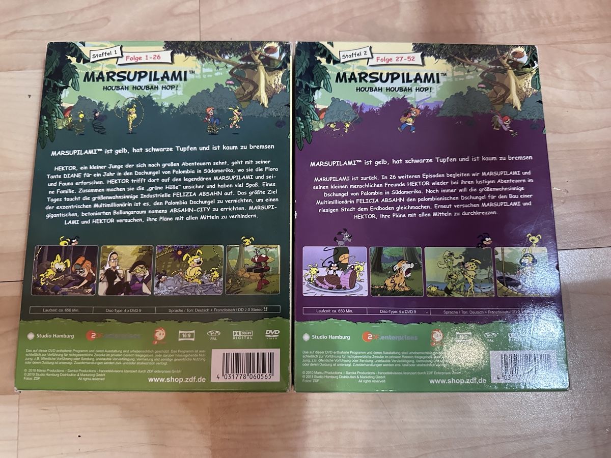 Tutti i DVDs: Marsupilami DVD komplett – Usato da Othmarsingen venduto da Crallthene98 1