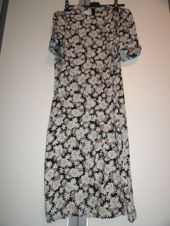100% REINE SEIDEN KLEID GR. 40 ***