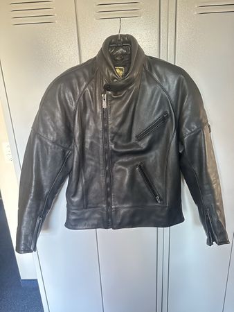iXS Motorrad Lederjacke schwarz Grösse 52 guter Zustand