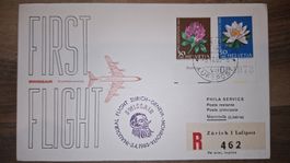 Swissair Zürich - Geneve - Monrovia 03.04.1965
