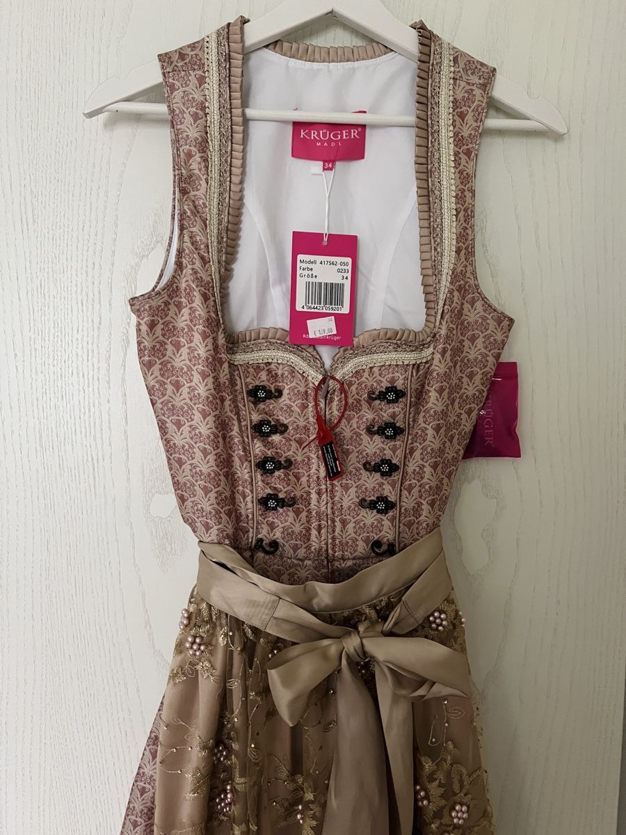 Krüger Vestiti: Dirndl Krüger Grösse 34, NEU! – Nuovo e nell'imballaggio originale da Maisprach venduto da nad_h1 2