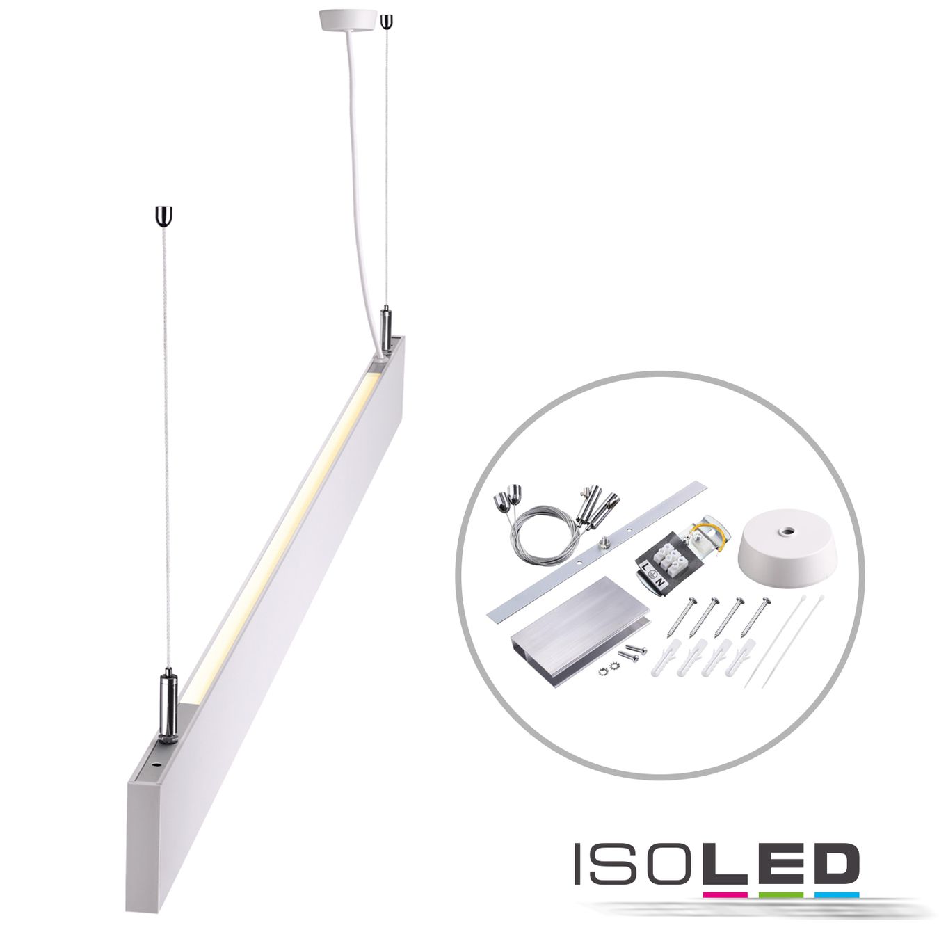 Lampadari & plafoniere: LED Pendelleuchte, Up&Down, 120 cm Länge – Nuovo (secondo la descrizione) da Kreuzlingen venduto da Smart-Light 3