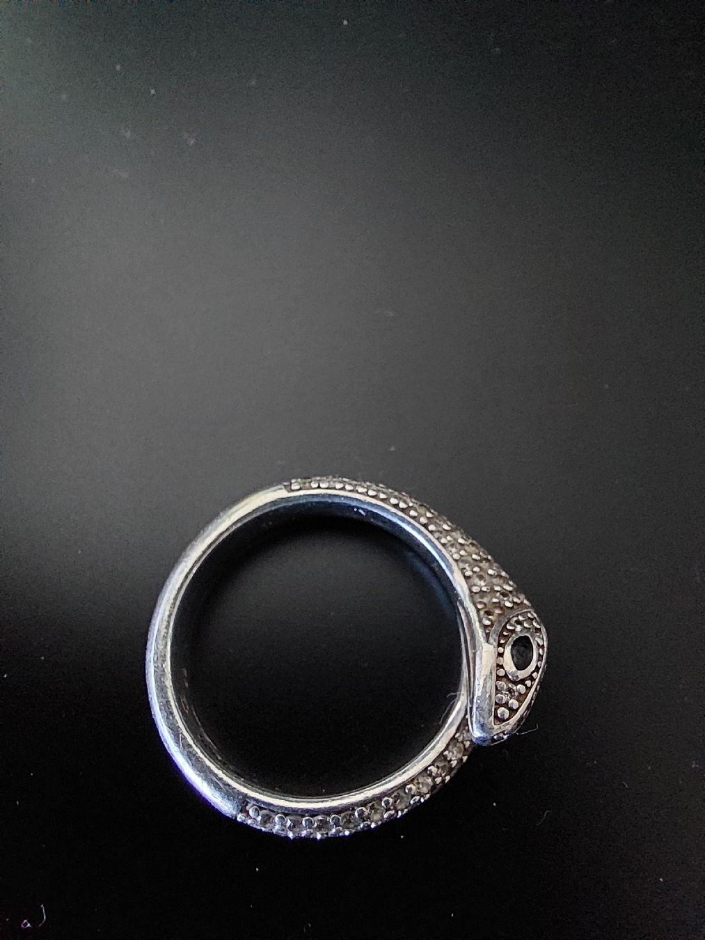 Thomas Sabo Anelli: Thomas Sabo Silberring Schlangen Design Grösse 52 – Usato da Horgen venduto da prinza