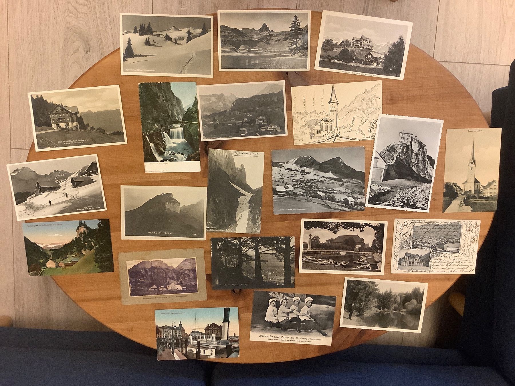 Cartoline postali: 21gelaufene Ansichtskarten Kanton St.Gallen ab 1907 – Usato da St. Gallen venduto da herbrig2