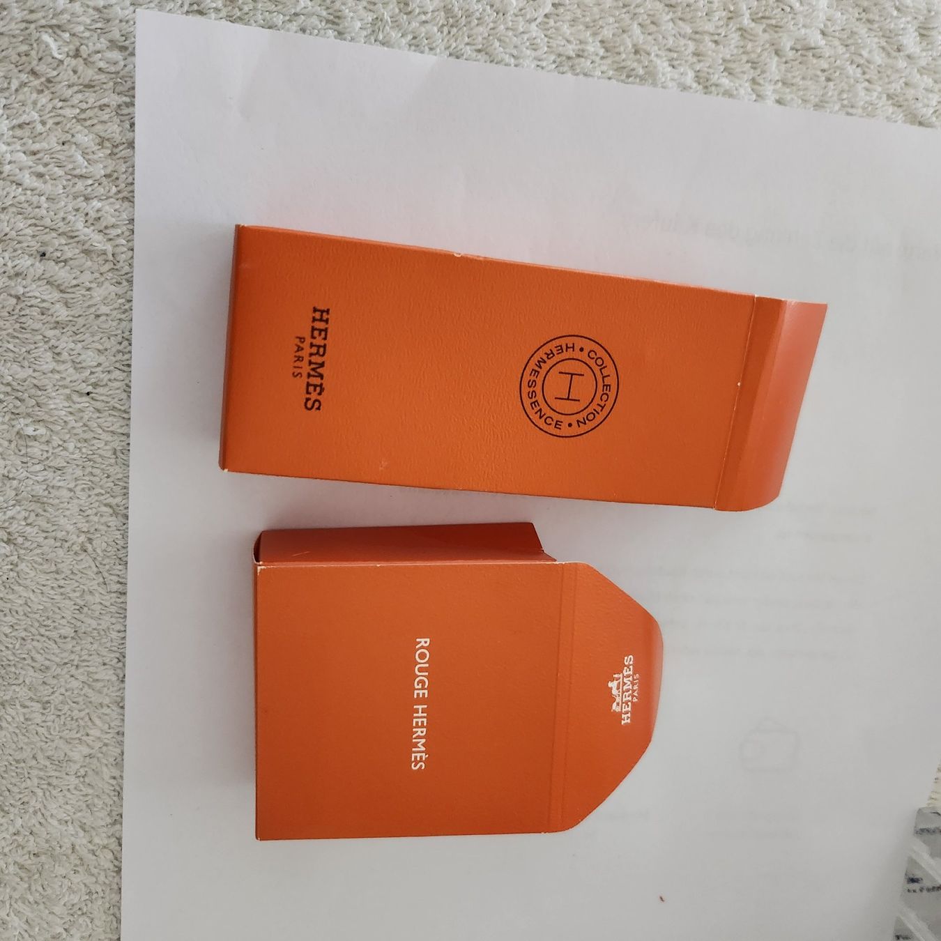 Behälter & Ähnliches: 2 kleine leere Hermes Karton Box Böxli – Neu (gemäss Beschreibung) aus Unterägeri von ani_pn8n