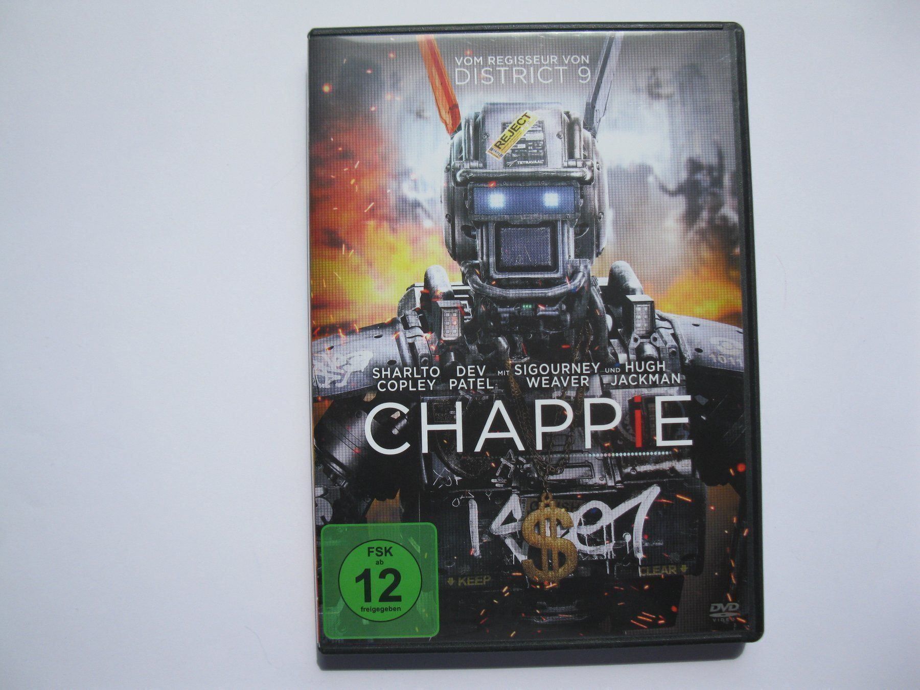 Tutti i DVDs: DVD - Chappie, Hugh Jackman, Sigourney Weaver – Usato da St. Margarethen TG venduto da Schachmatt