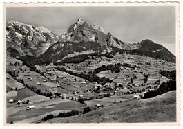 Unterwasser mit Schafberg und Säntis, gelaufen 1960