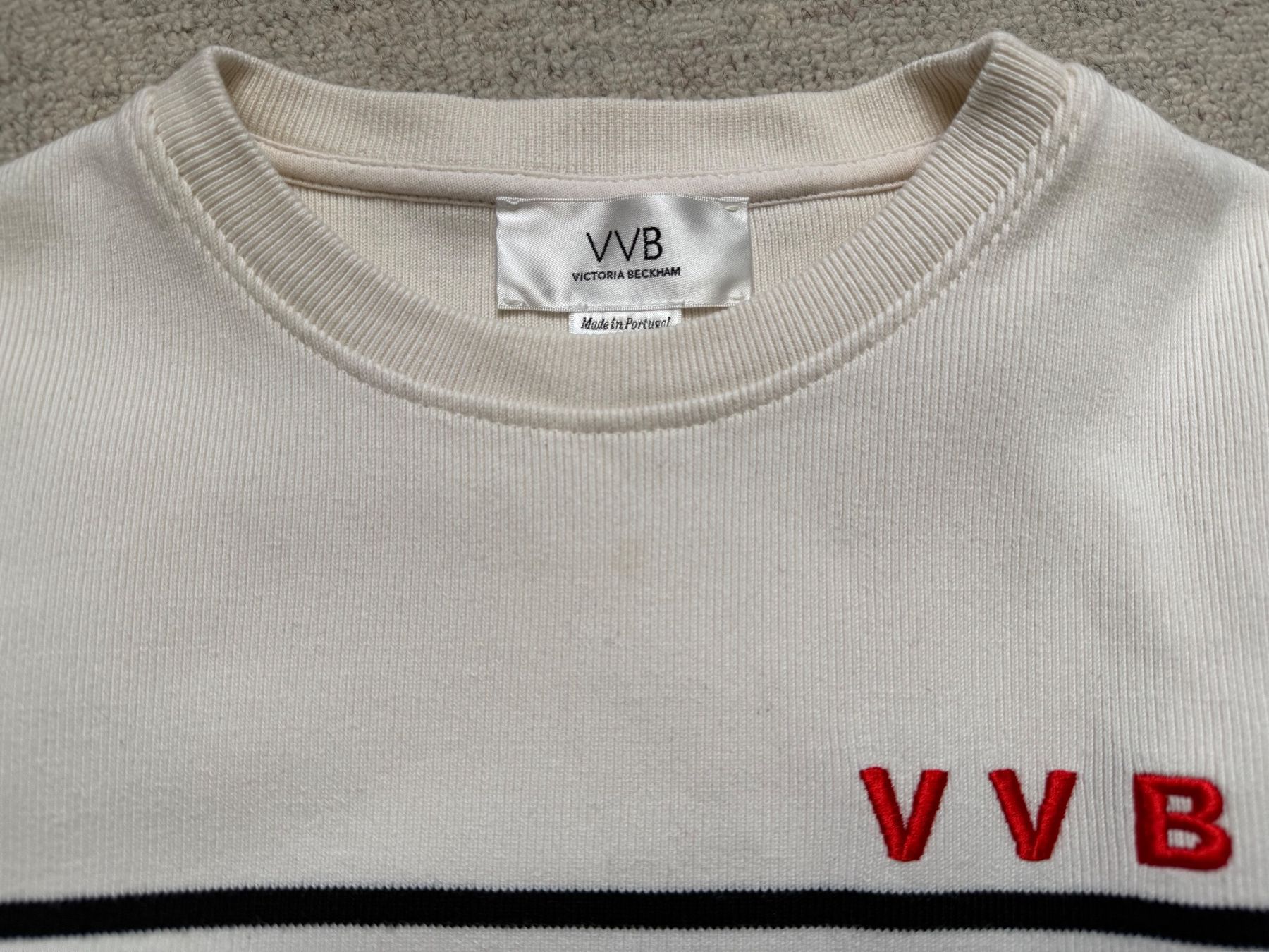 Victoria Beckham Maglioni & Felpe: Pull marinière " VVB " Victoria Beckham XS – Nuovo (secondo la descrizione) da Echandens venduto da pepite30 4