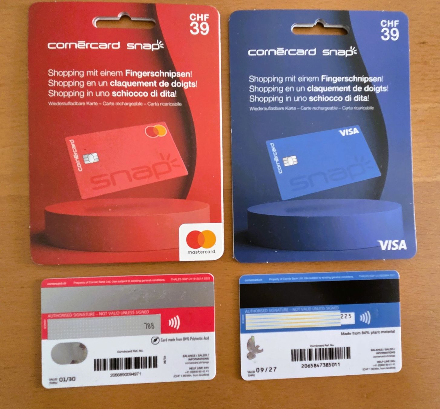 Schede telefoniche: 2x CARDS - SCHWEIZ – Nuovo (secondo la descrizione) da Brüttisellen venduto da Nighttrain 1