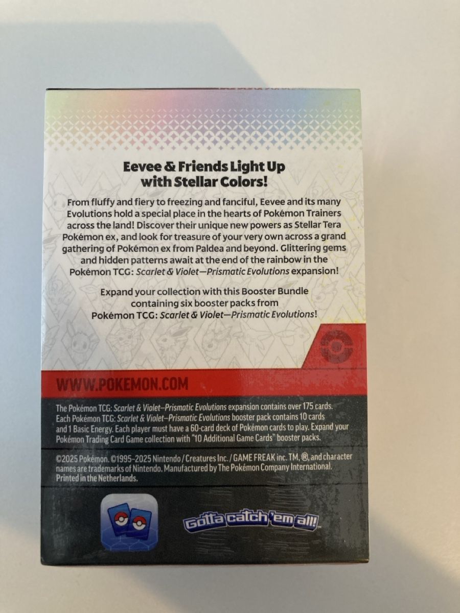 Pokémon Carte collezionabili: Prismatic Evolutions Bundle EN – Nuovo e nell'imballaggio originale da Wohlen AG venduto da Liridon22 1