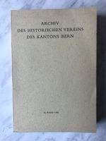 Archiv des Historischen Vereins Bern