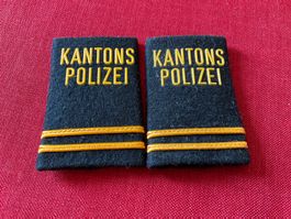 Original Kantonale Polizei Epauletten!