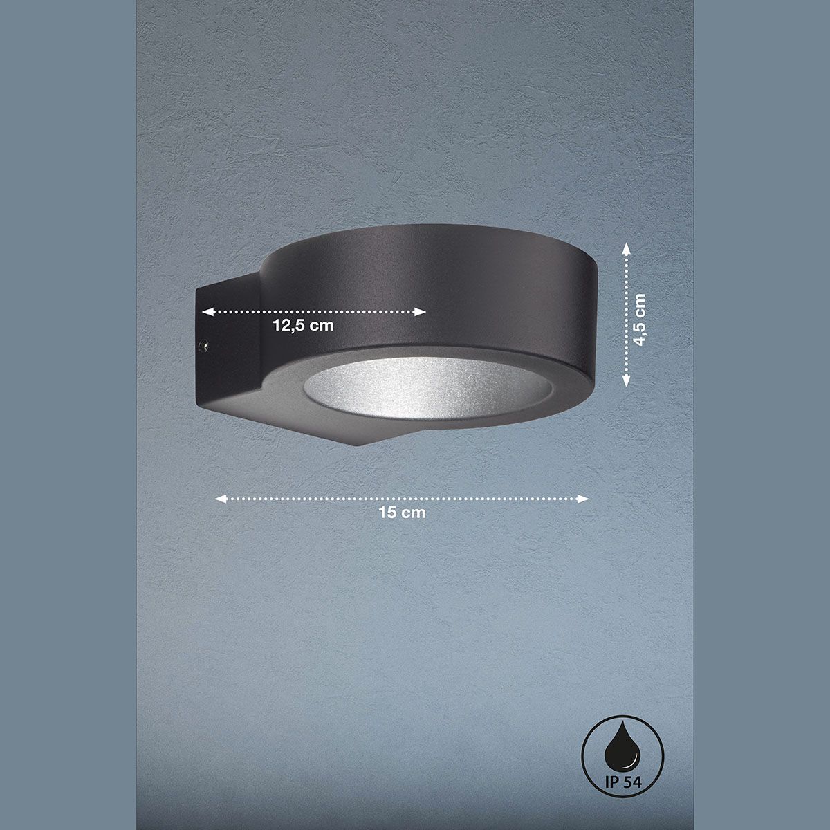 Lampen: LED Aussen Wandleuchte, 15 cm x 5 cm – Neu (gemäss Beschreibung) aus Kreuzlingen von Smart-Light 1