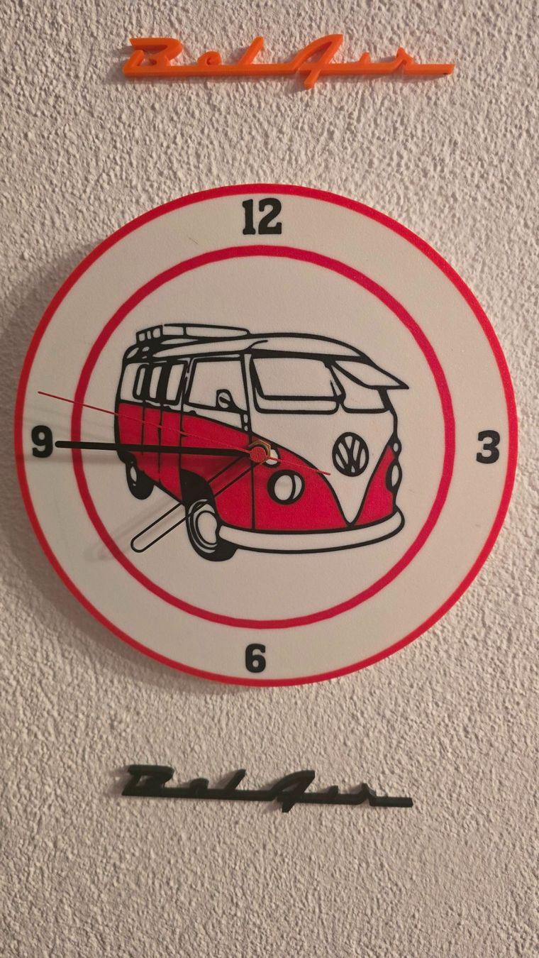 Orologi da terra & Orologi da parete: VW T1 Wanduhr Tischuhr – Nuovo (secondo la descrizione) da Winznau venduto da johny_wayne