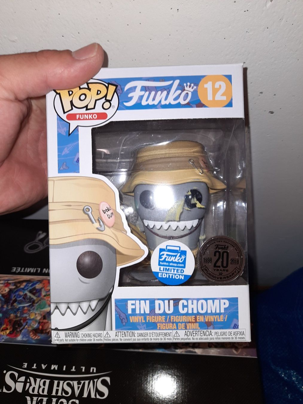 Funko Statuette: Funko POP 12 Fin du chomp Limited Edition – Nuovo e nell'imballaggio originale da Ebmatingen venduto da RetroVans 2