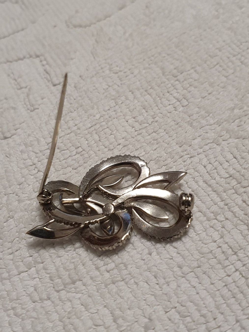 Spille & Fermagli: Vintage 1980/90 Silberbrosche besetzt – Usato da Wohlen AG venduto da palmsprings 7