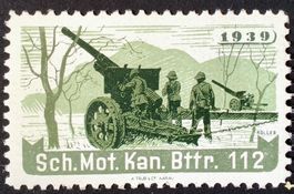 Schwere Mot Kanonen Bttr 112, 2.WK, Wi Art 288