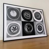 Rap Vinyl Hip Hop Modern Art Kunst Urban Dr. Dre Wu Tang