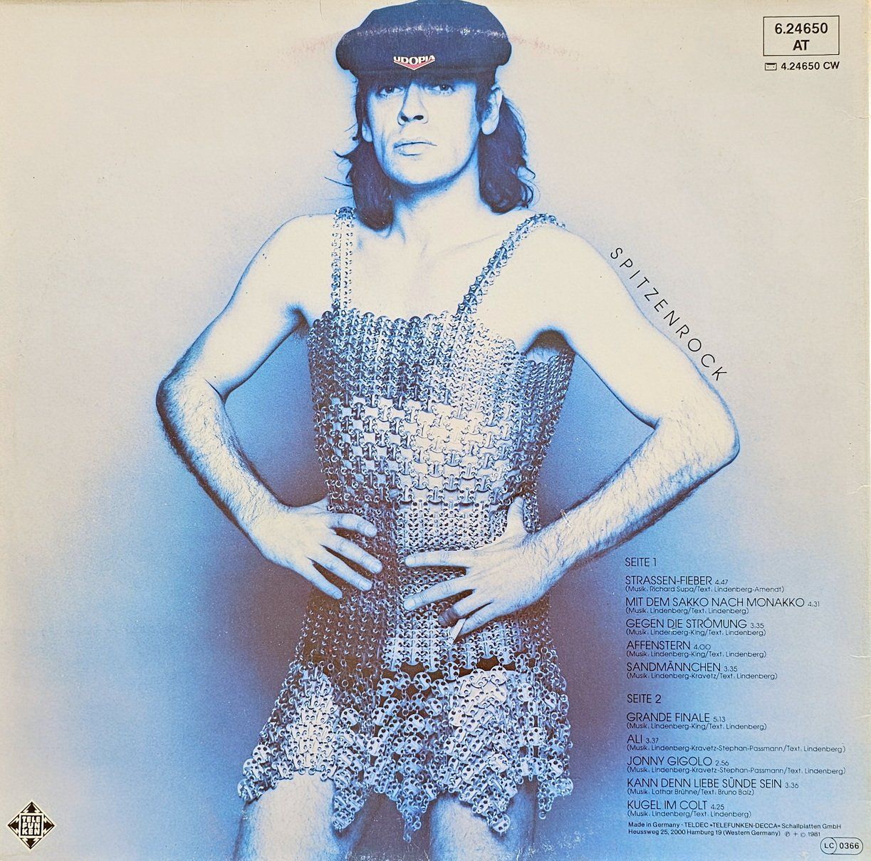 Dischi in vinile: Udo Lindenberg & Panik Orchester - Utopia -1981 – Usato da Dietikon venduto da Jion11 1