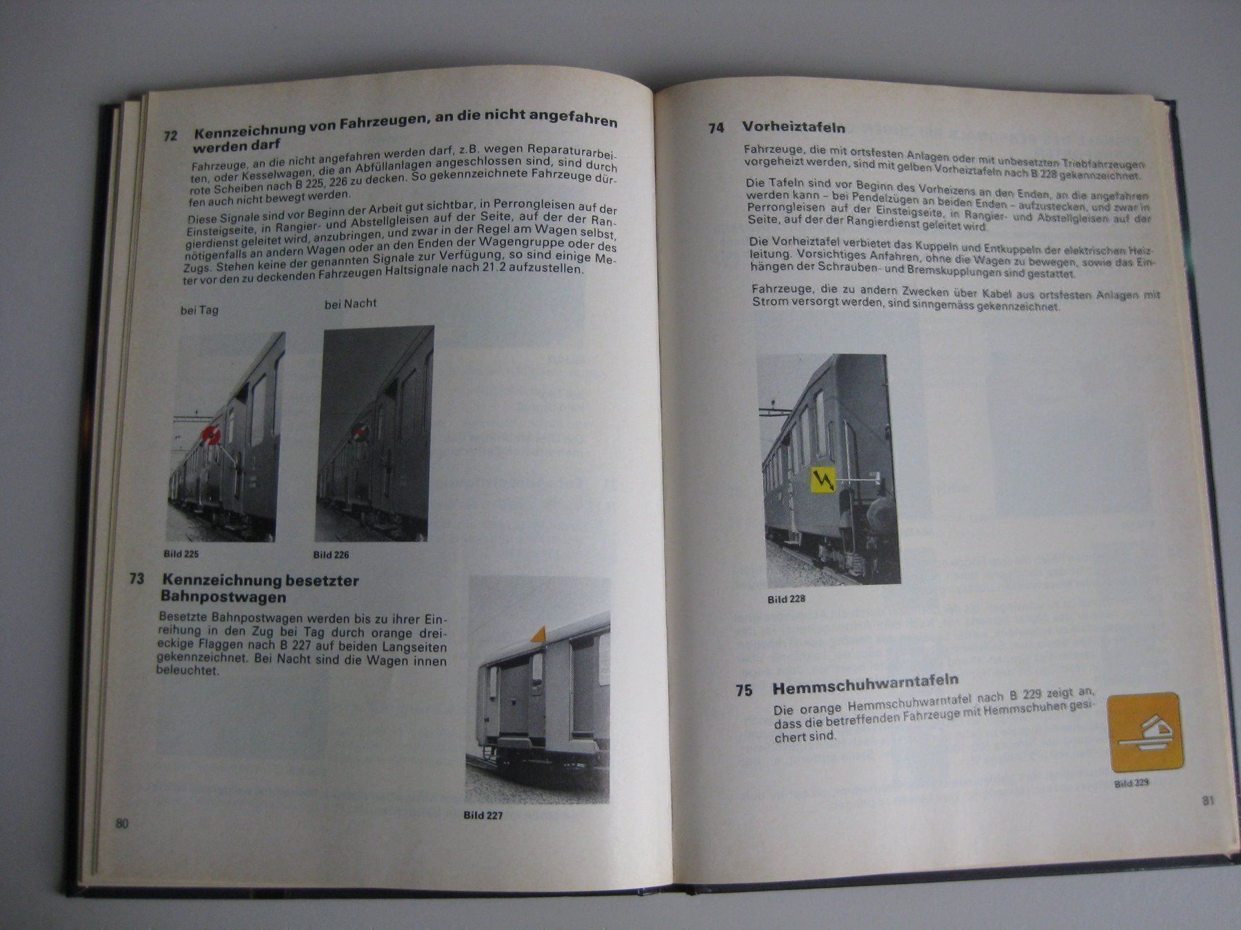 Libri: Signalbuch der SBB oder I segnalli,D oder I Ausgabe von 1982 – Usato da Buchs ZH venduto da swiss-train 8