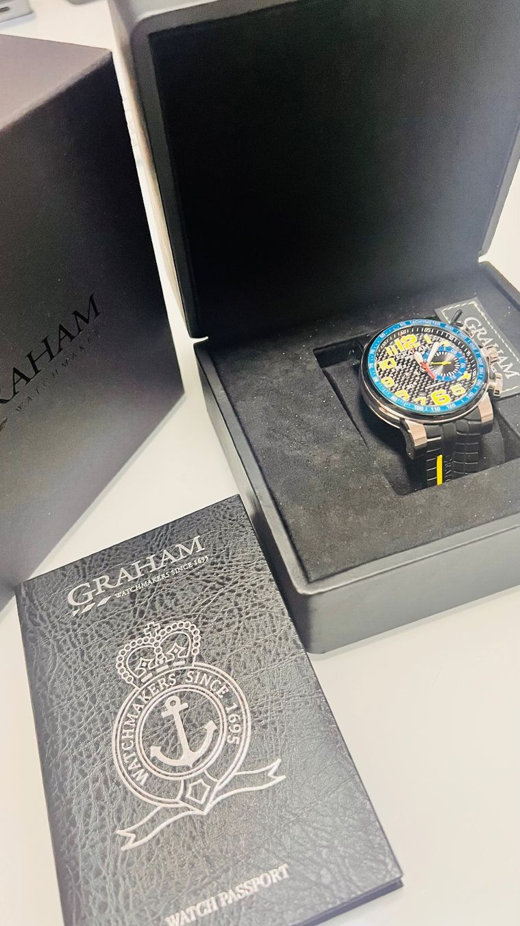 Graham Orologi: GRAHAM SILVERSTONE RACING STOWE CHRONOGRAPH – Usato da Giubiasco venduto da effe56 3