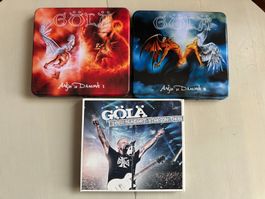 GÖLÄ tolle rare CD's Blechbox Live Schweiz Kult SWISS Bern