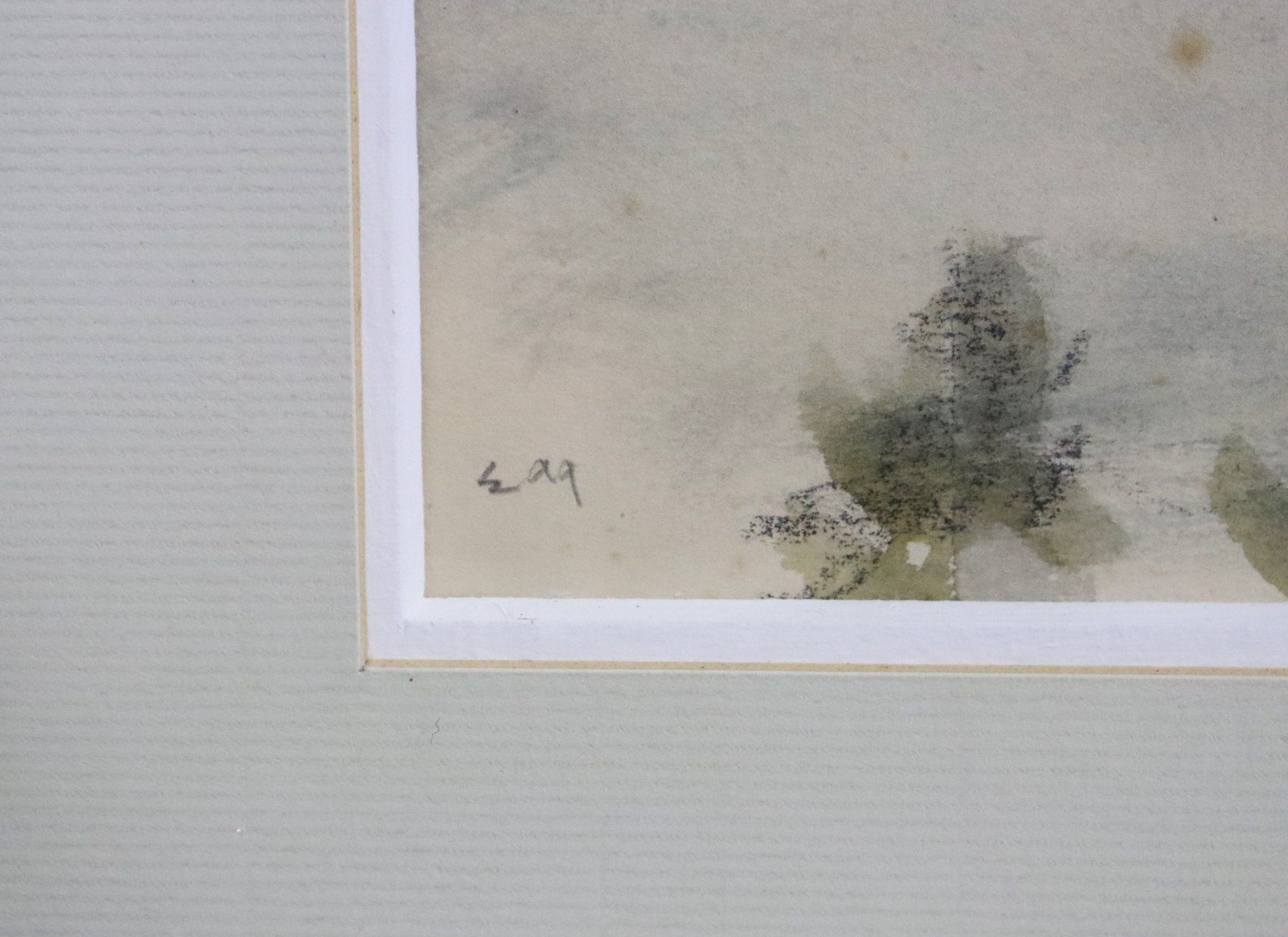 Gemälde: Ernst Morgenthaler 1887-1962, Aquarell, monogrammiert – Gebraucht aus Zug von Kunst-Fundgrube 2