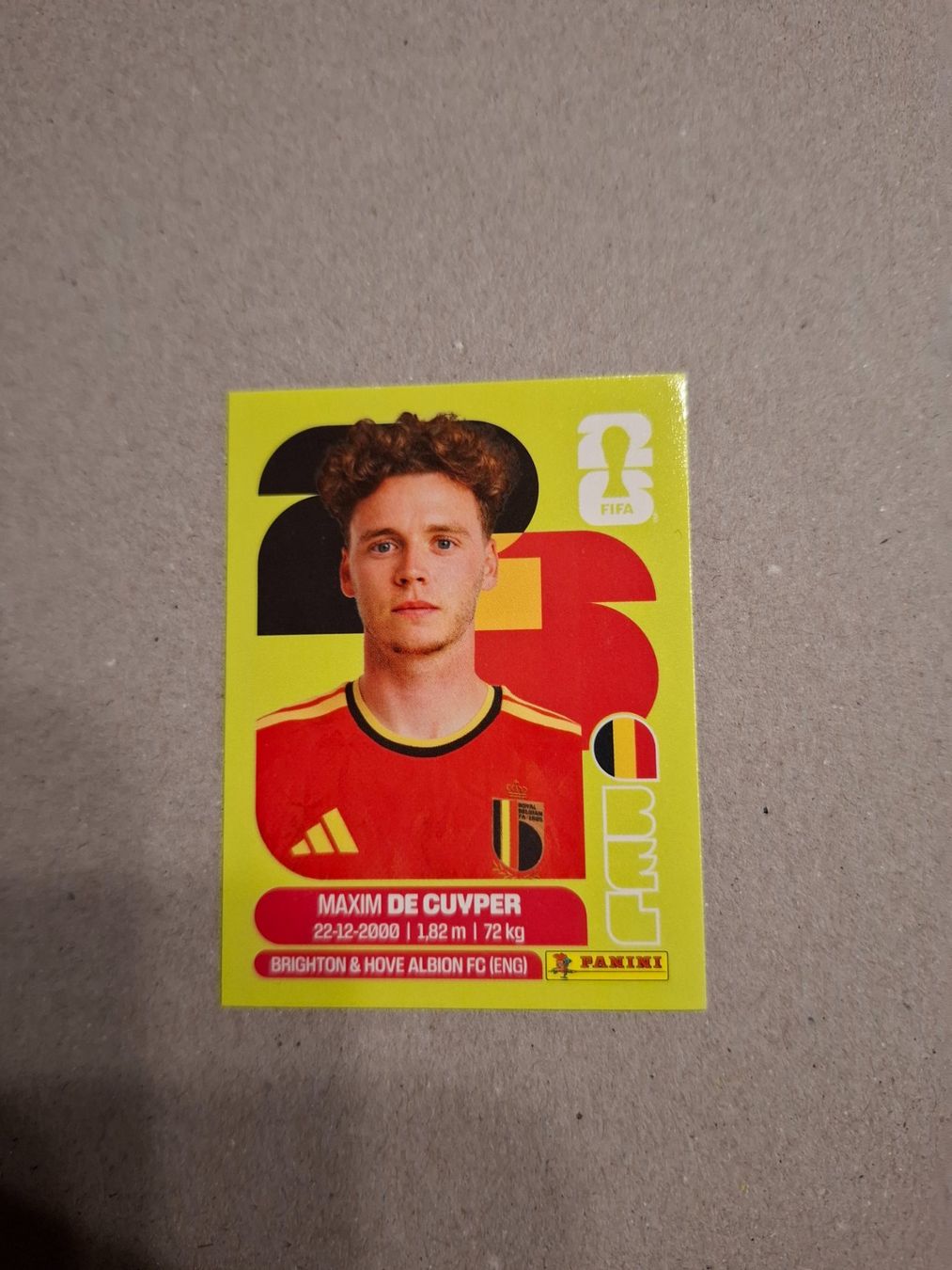 Panini Carte collezionabili: PANINI FIFA 2026 BEL 7 – Usato da Courtelary venduto da man_d69d