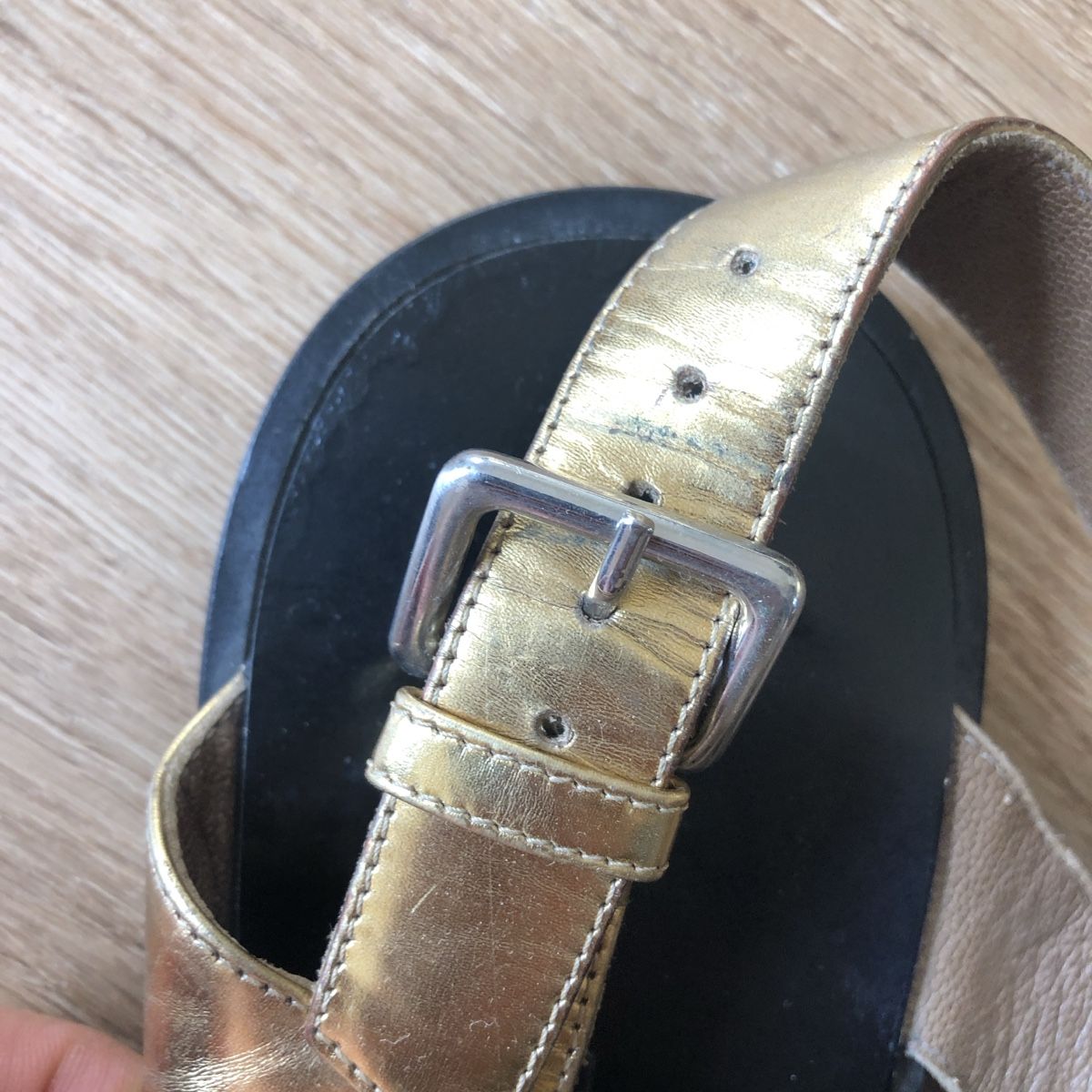 Marni Scarpe da donna: Sandales Marni en cuir doré – Usato da Genève venduto da vic_s9c5 1