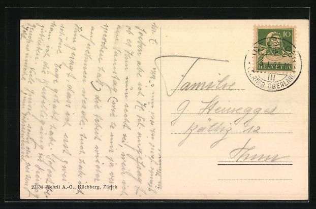 Cartoline postali: AK Adelboden, Eissport – Usato da Berlin venduto da bartko-reher 1