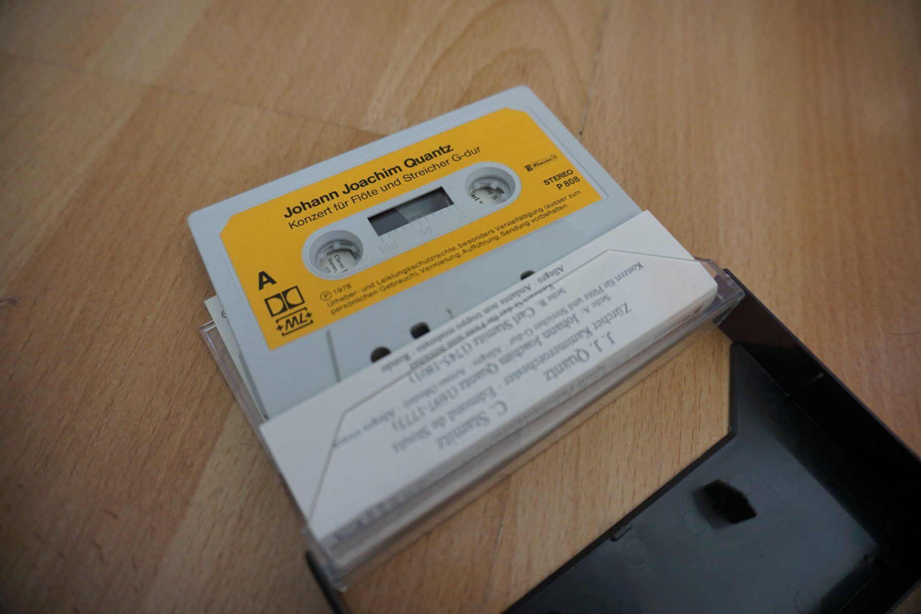 Musicassette: Peter Lukas Graf spielt Flötenkonzerte – Usato da Zürich venduto da einalemjena 1