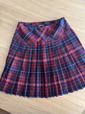Rock Tommy Hilfiger kariert rot blau Grösse S