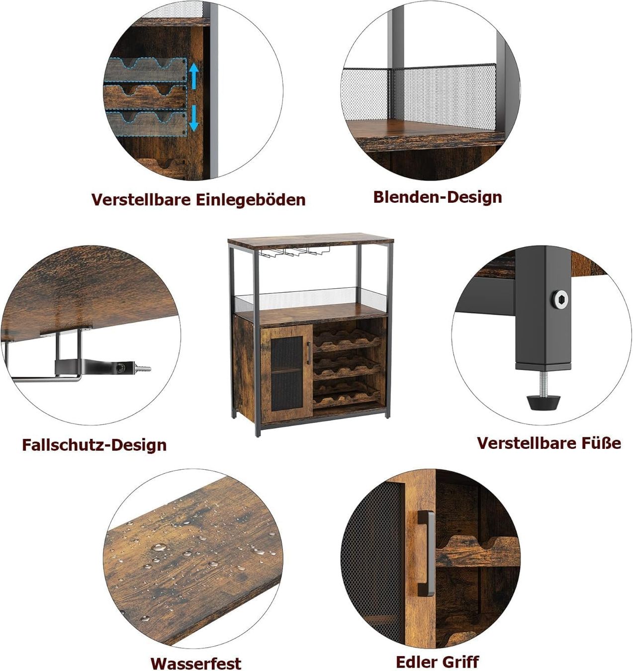 Scaffali: Weinregal, Weinbarschrank – Nuovo (secondo la descrizione) da Sins venduto da Taschending 4