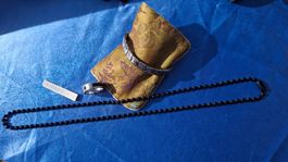 Lot 3 Stk Herrenschmuck. Halskette, Ring & Armband, Black